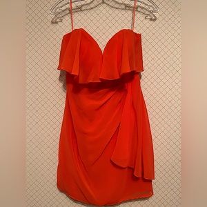 Strapless Coral dress